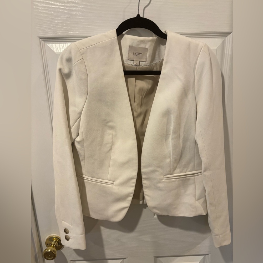 LOFT Cream Blazer